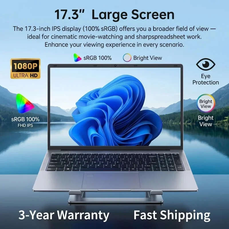 17.3 Inch Large Screen Laptop  - đánh giá và giá Ddr3 Ram