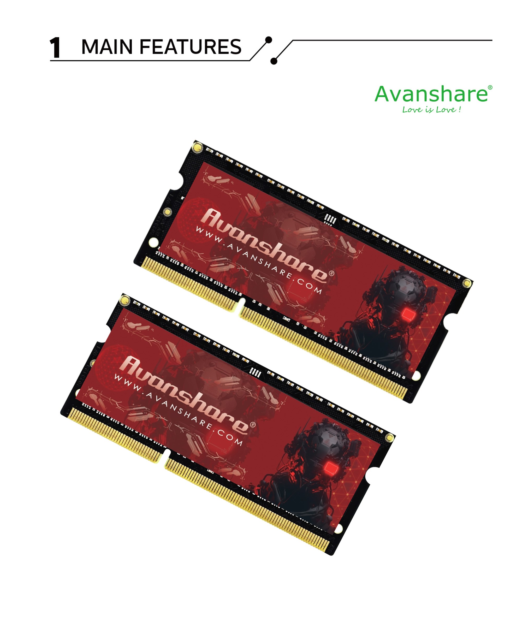 Avanshare Ram Memory DDR5 DDR4 - đánh giá và giá Ddr4 3200 16Gb