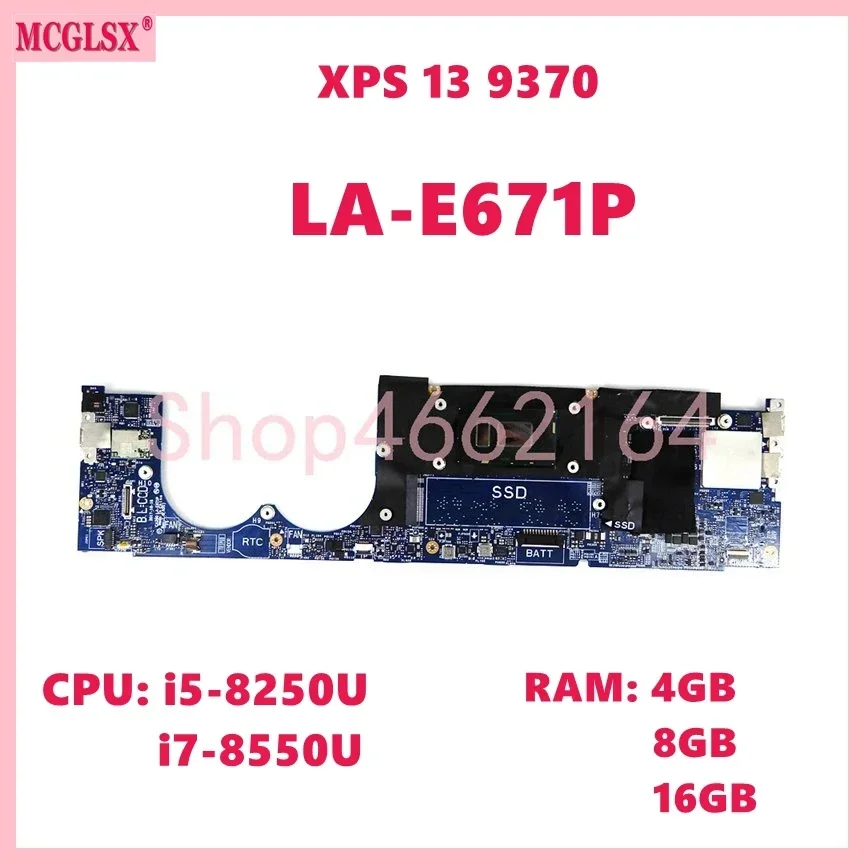 LA-E671P With i5-8250U i7-8550 - đánh giá và giá Ddr4 8Gb