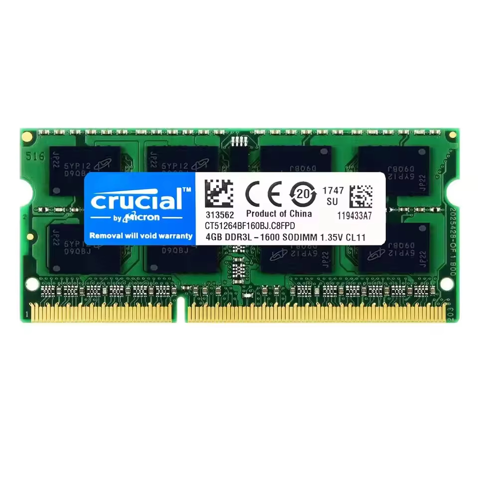 Crucial Laptop Memory DDR3 DDR - đánh giá và giá Ram Memory Module