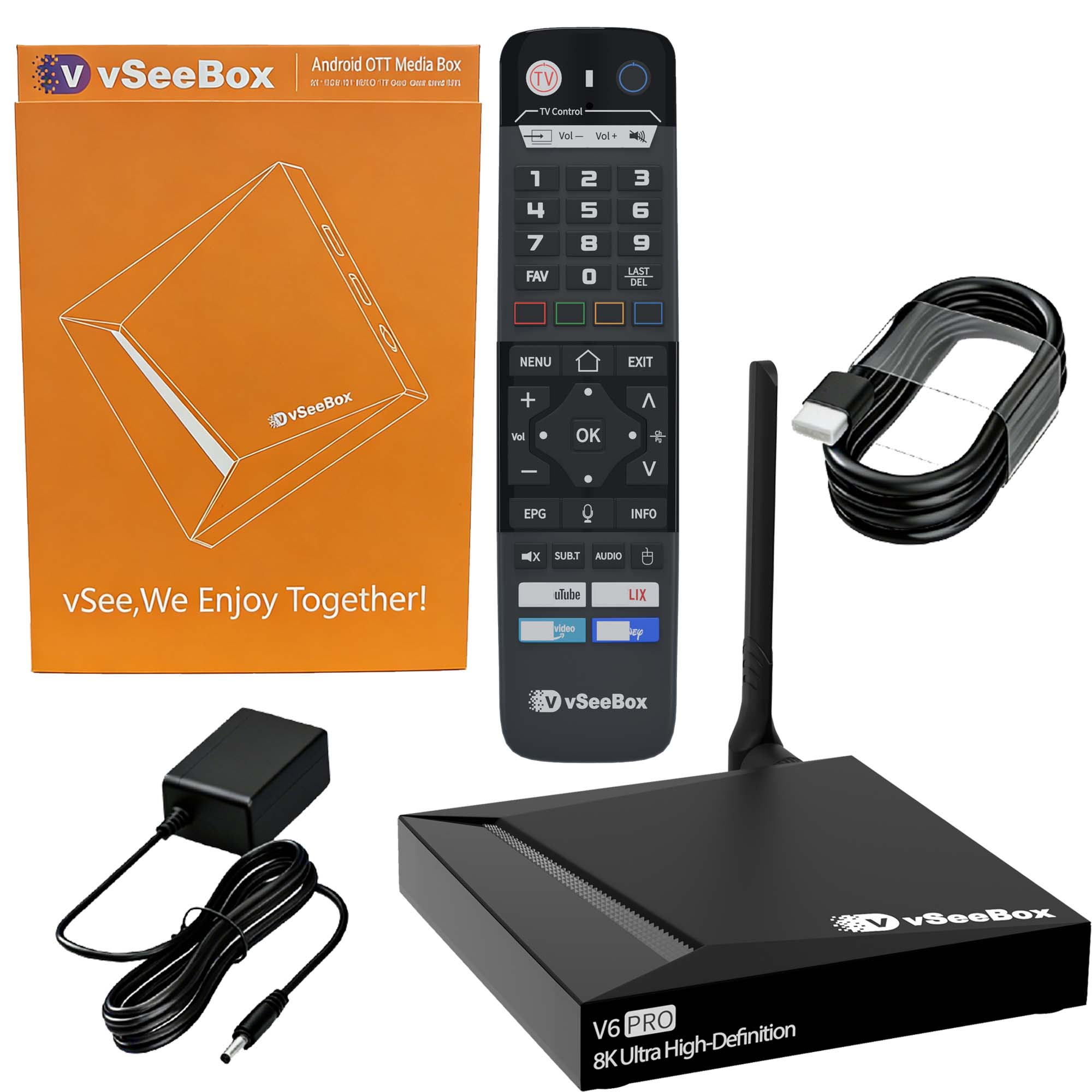 VSeeBox V6 Pro 2026 Newest, 4G - đánh giá và giá Ddr3 8Gb