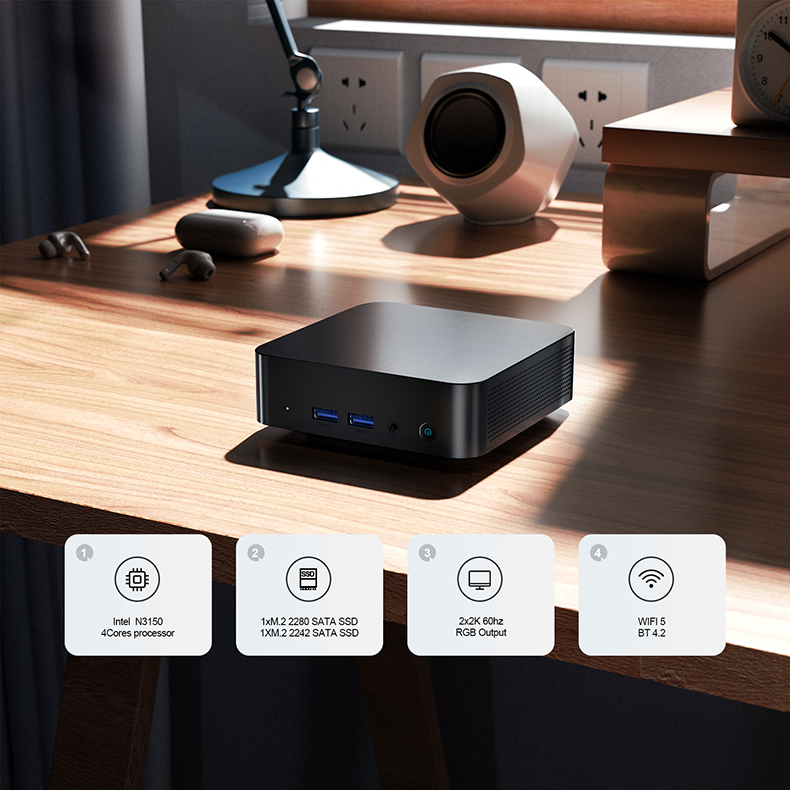 Chatreey  Mini PC T9 N3150  DD - đánh giá và giá Ddr3 8Gb