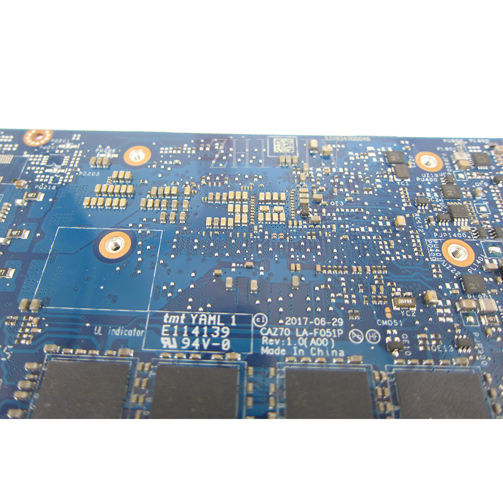 LA-F051P For DELL XPS 13 9360  - đánh giá và giá Ddr4 8Gb